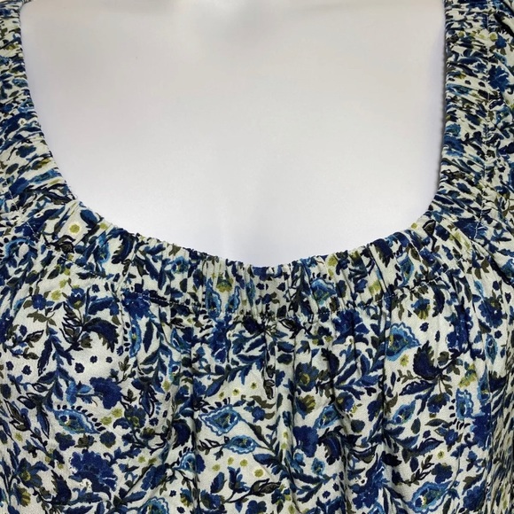 Wild Fable Blue Floral babydoll mini dress M NWT - Picture 11 of 16